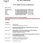 Program of 10th IDHN Conference